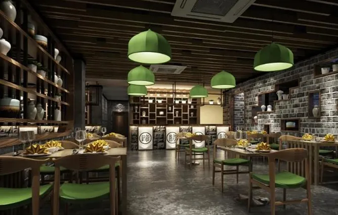 上海饭店设计公司网红火锅店装修风格